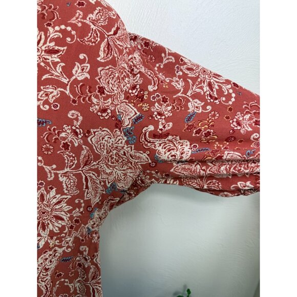 Maurices Womens Asymmetrical Hem Floral Maxi Dress Size XXL Boho Festival Soft - Picture 3 of 15